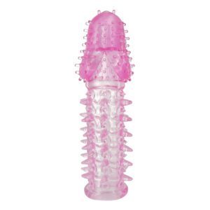 Textured Penis Extender and Vibe Sleeve