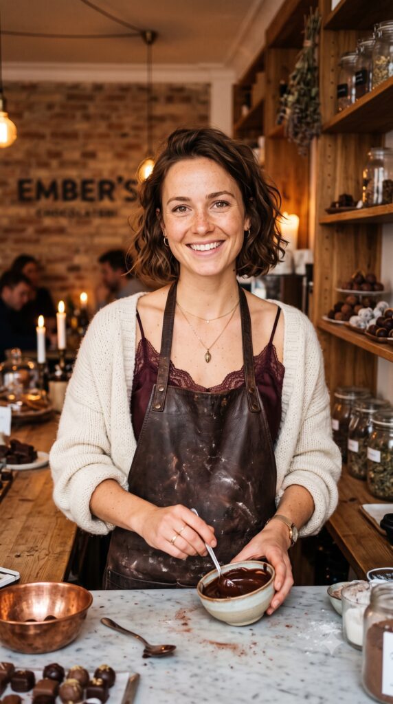 Dagny "Ember" Thomsen, 27, Copenhagen Artisan Chocolatier & Hygge Café Owner
