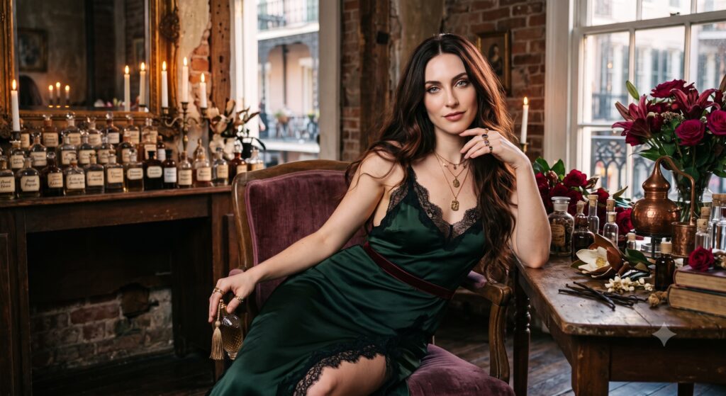 Vivienne "Velvet" Sinclair, 27, New Orleans Vintage Perfumer (American)